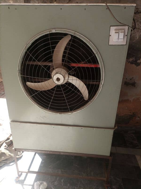 Room cooler with electric saver device 0