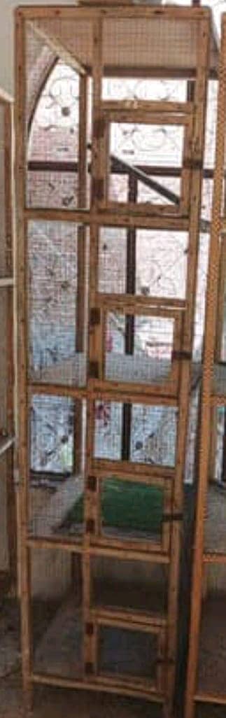 Wooden solid cage 4 portion 1