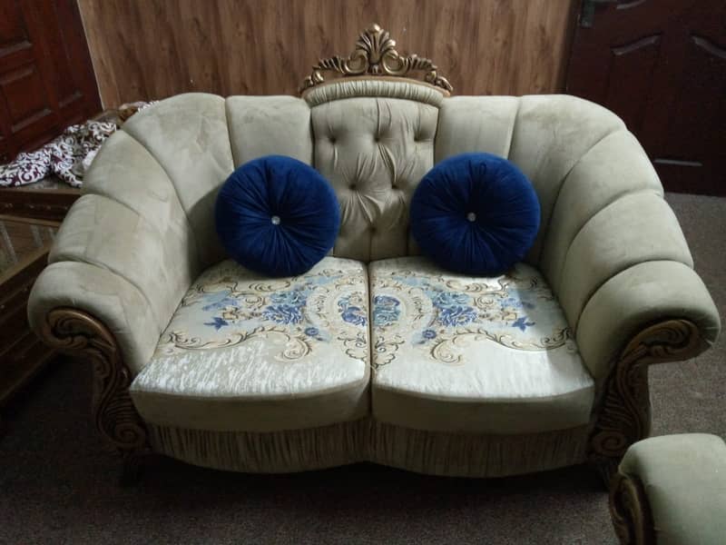 7 Seater Sofa Set with 3 Piece Table Set 2
