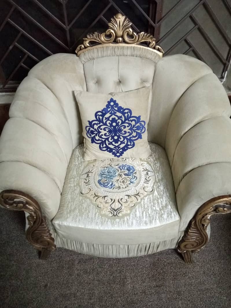 7 Seater Sofa Set with 3 Piece Table Set 3