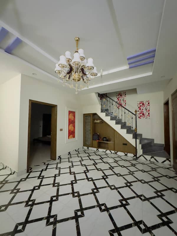 5 Marla 3 story full House available for rent near kanal road johar town phase 2 0