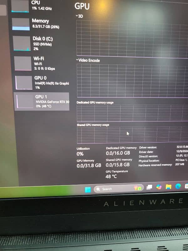 Alienware x15 R2 | Ci9 12th Gen | 16GB RTX 3080Ti | 4K UHD | 8