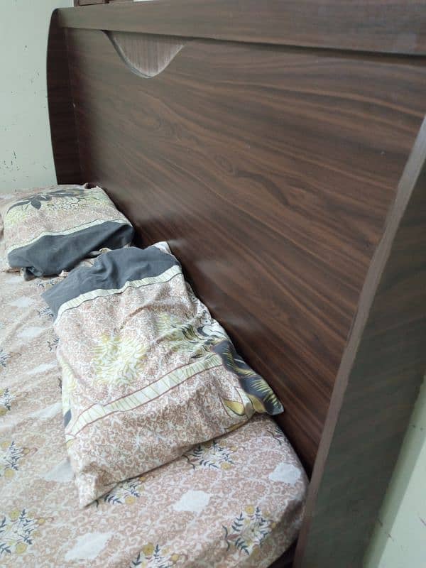 wooden Bed with Mattress for Sale 2