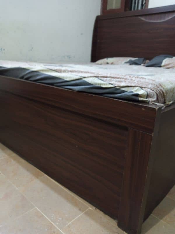 wooden Bed with Mattress for Sale 3