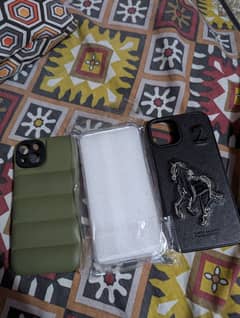 3 iphone 13 covers in only 2200 fully new condition