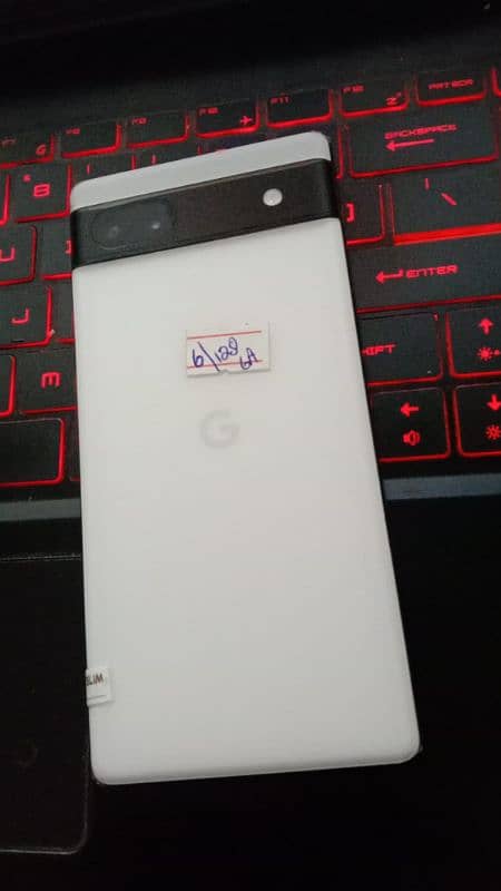 Google pixel 6a white 0