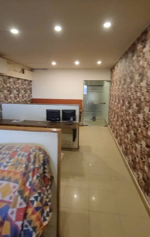 Sami furnished office for rent 700sqft in shahar e Faisal. 0