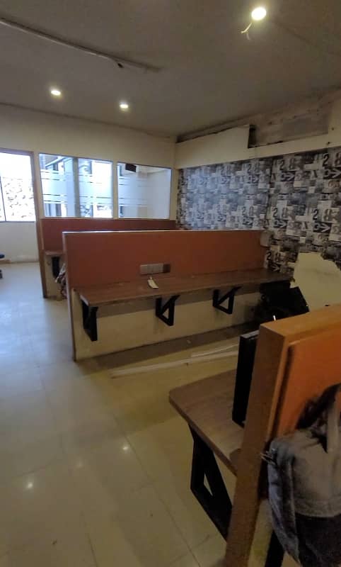 Sami furnished office for rent 700sqft in shahar e Faisal. 1