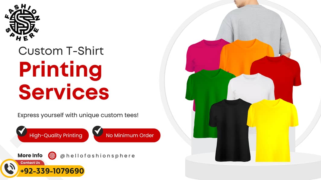 "Premium T-Shirt Printing | Bulk & Single Orders | Cotton, Polo 3