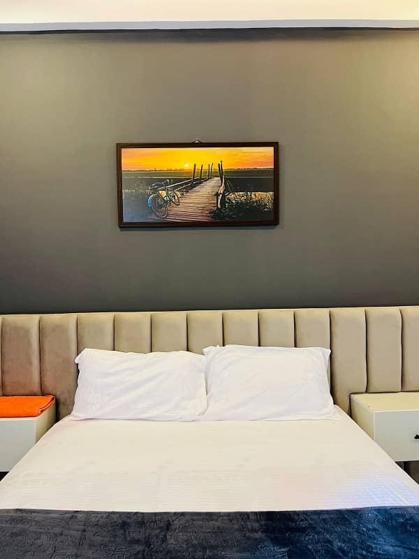E11 One Bedroom Full Furnished Apartment Available for Rent 0