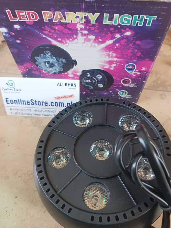 RGB 06 LED Par Stage wall Light Disco Party Wedding Light Led P 9