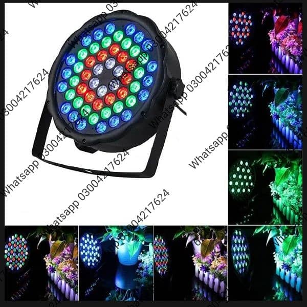 RGB 06 LED Par Stage wall Light Disco Party Wedding Light Led P 13