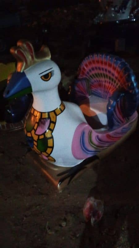 Token coin operated playland / kiddy rides 03167954243 ٹوکن والےجھولے 14