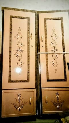 wooden wardrobe
