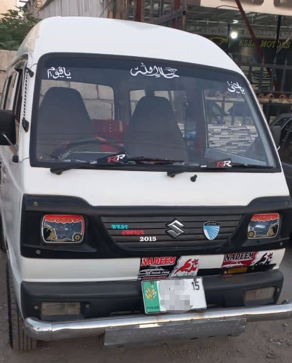 Suzuki Carry Bolan 2015 model,genuine condition,lahore no, urgent sale 0