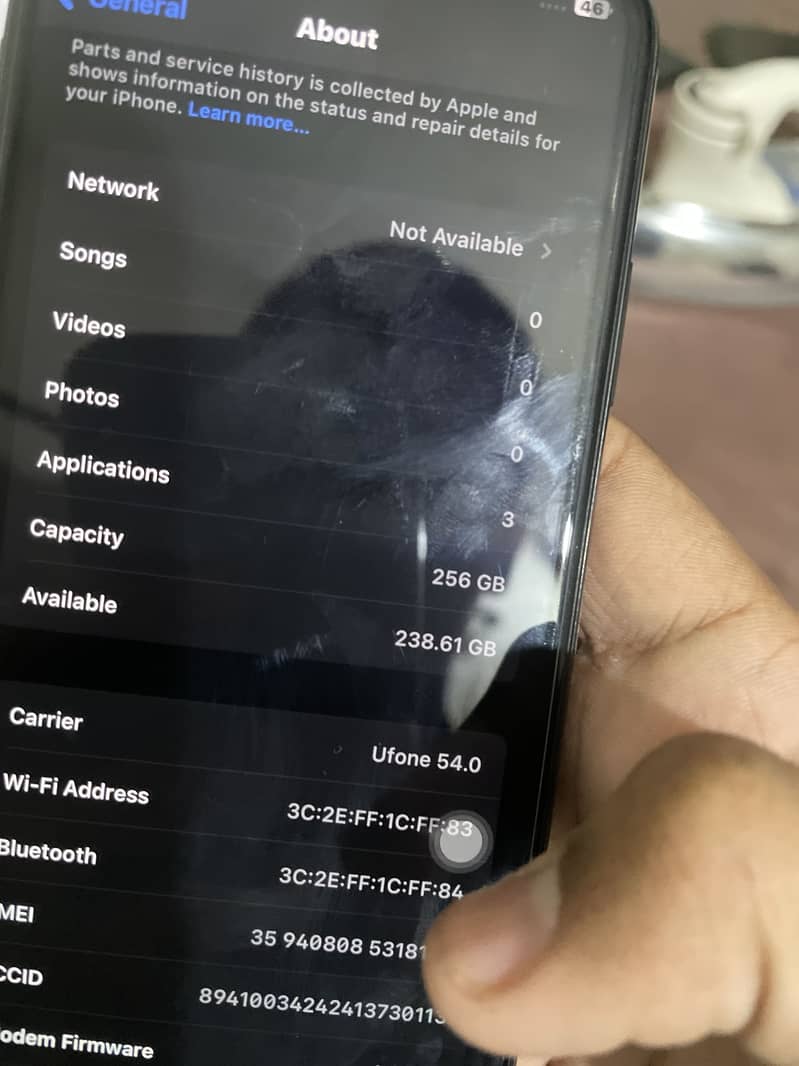 iPhone X 256 gb fu 5