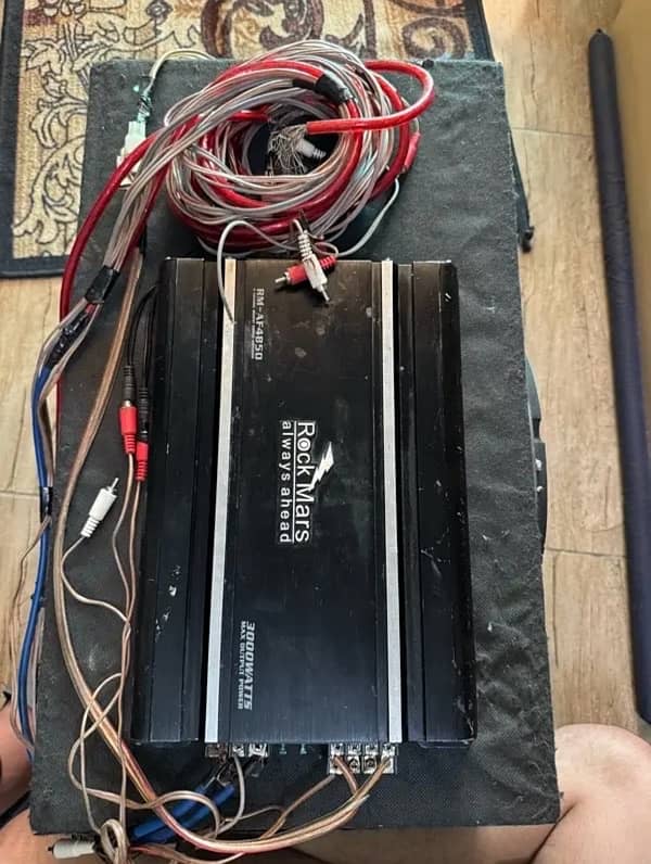 Jbl woofer and Original Rockmars Amplifier 4
