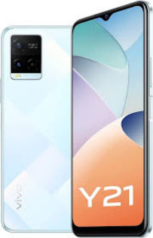 vivo y21 4/64 gb with only box  pta aproved 3