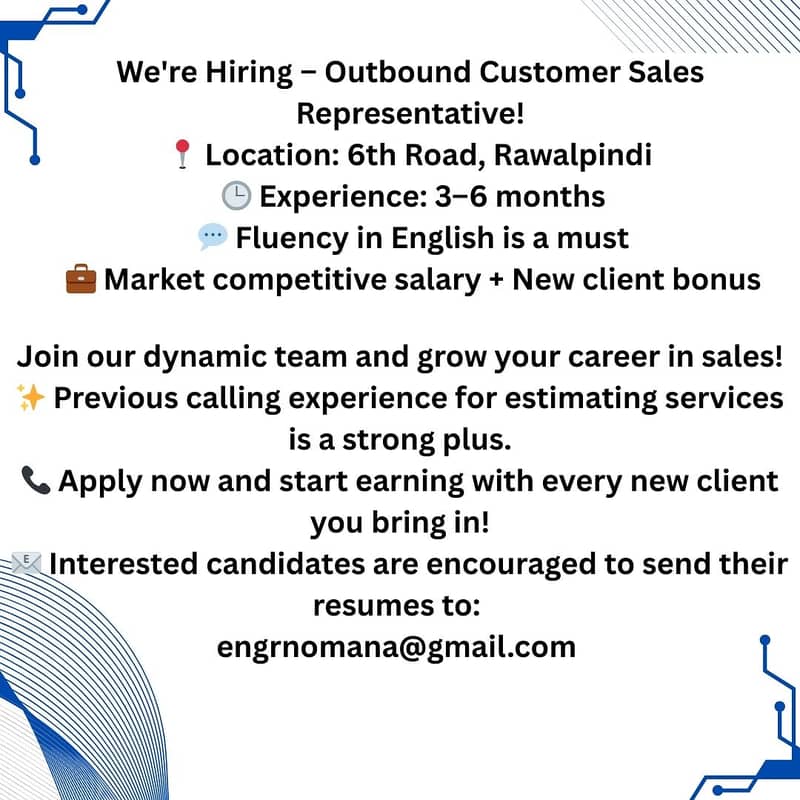 Customer Sales Representative 0