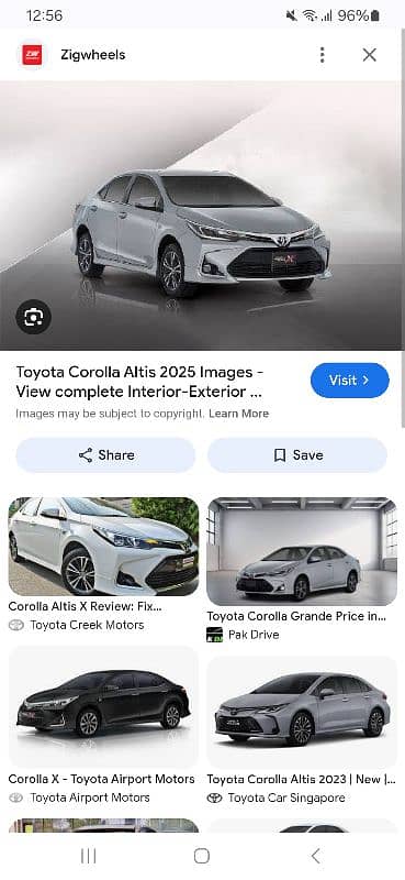 Toyota Corolla Grande 1.8L , top of line , 2025 0