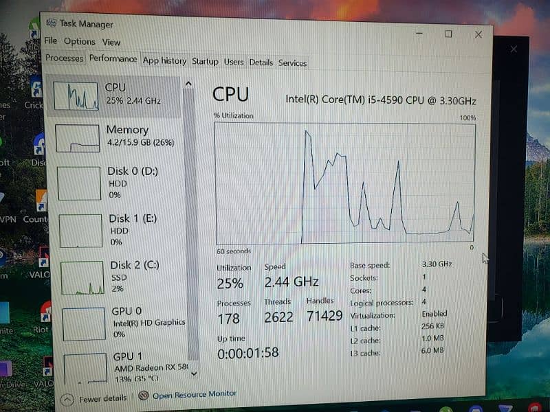 *GAMING PC i5 (4 GEN) 4590F AMD Radeon RX 580 8GB* 5