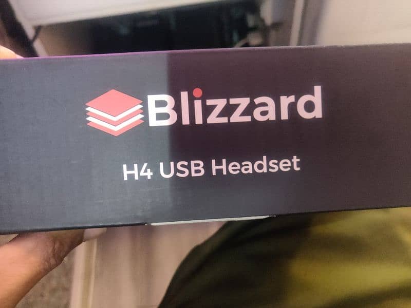 USB type  Headset Blizzard noise cancelation 1