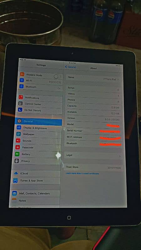 APPLE IPAD 2ND GENERATION IOS 9.2. 2 2