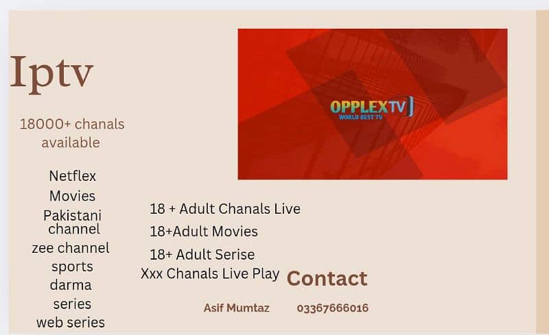op tv monthly fees pa ha 18+ movie bhi hn or jo bhi new movie ati ha 0