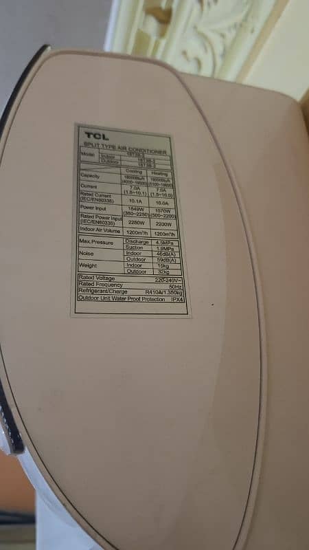 TCL 1.5 ton full DC modal 18T3B2 4