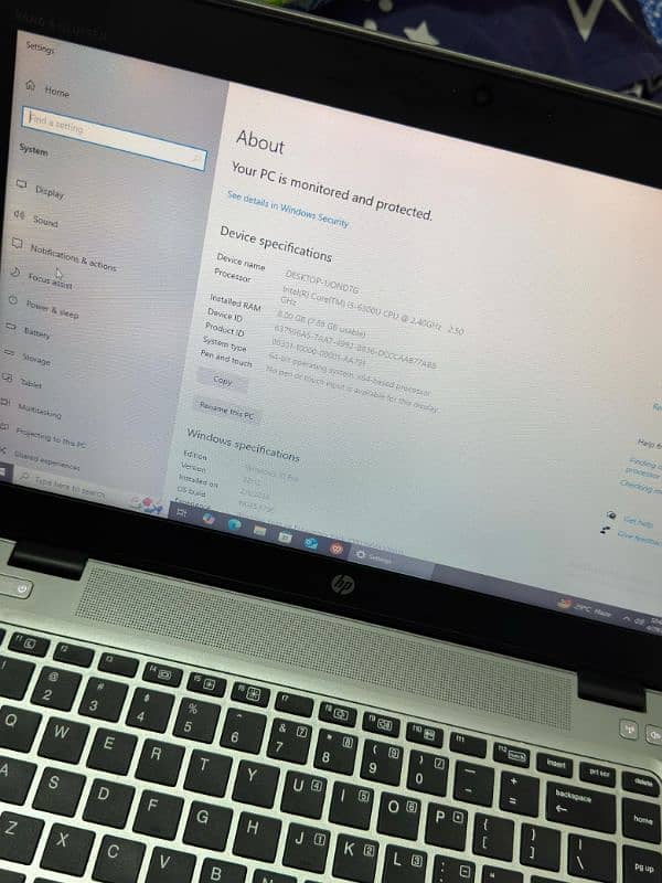 core I5 6th Generation laptop for sale condition 10/10 14