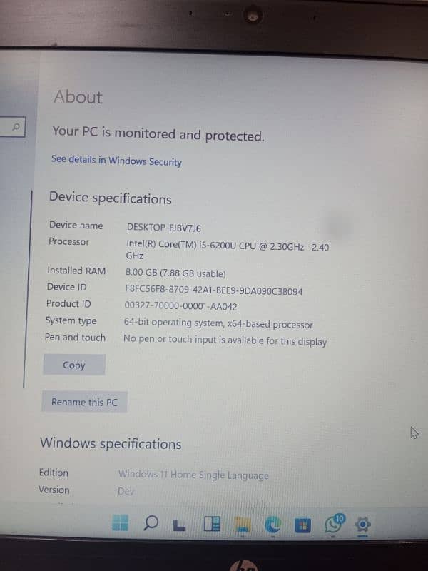 Hp laptop 840 G3 condition 10/10 03058500049 Whatsapp 2