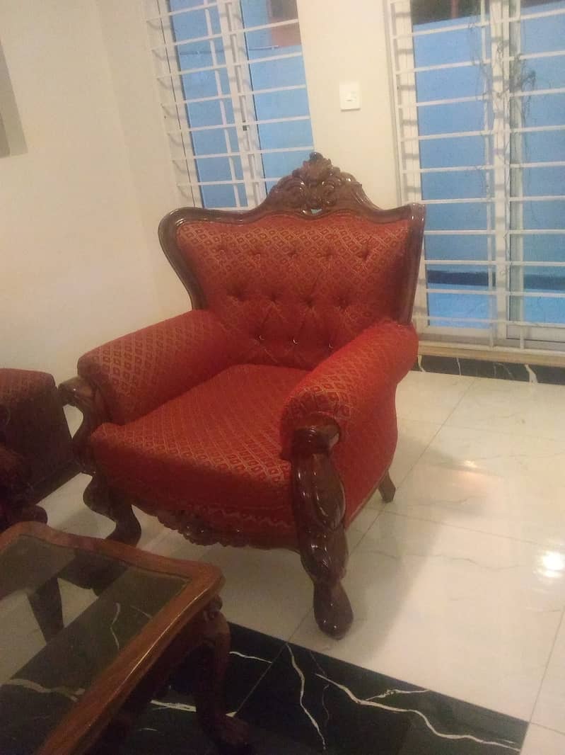 Sofa set wooden 4
