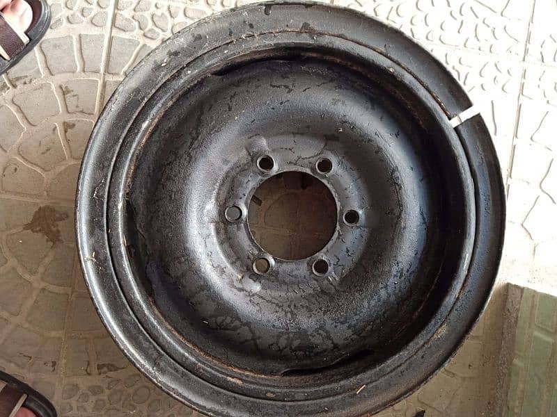 fj40 rkr orignal aluminum rim 0