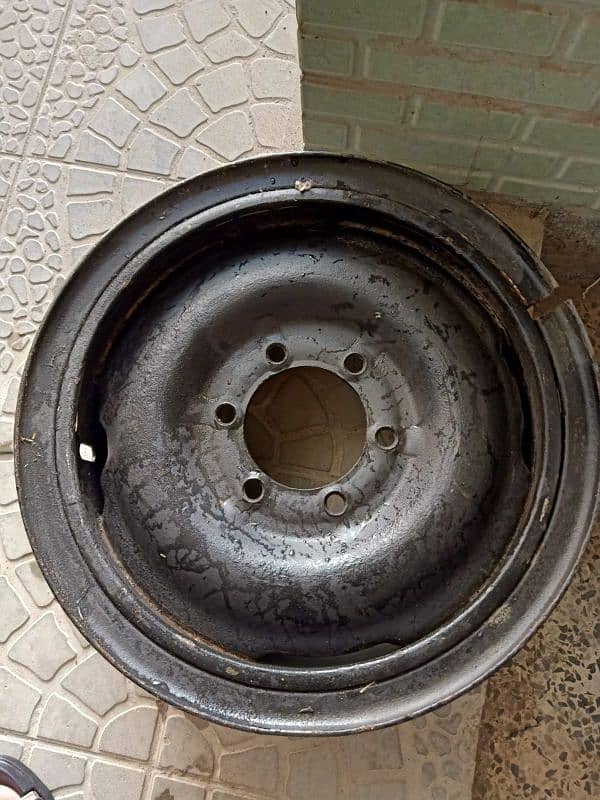 fj40 rkr orignal aluminum rim 1