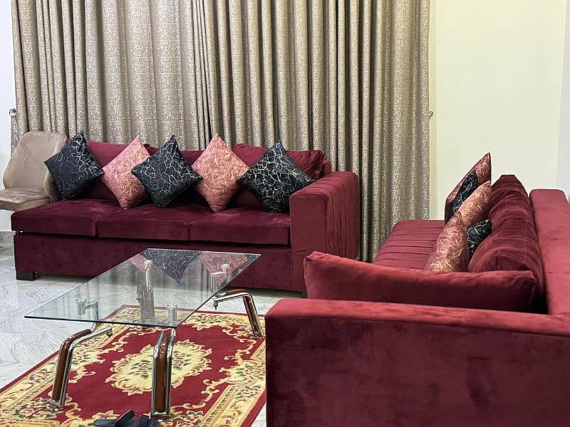 8.5 seater L shaped sofa for sale Molty Foam seats 1