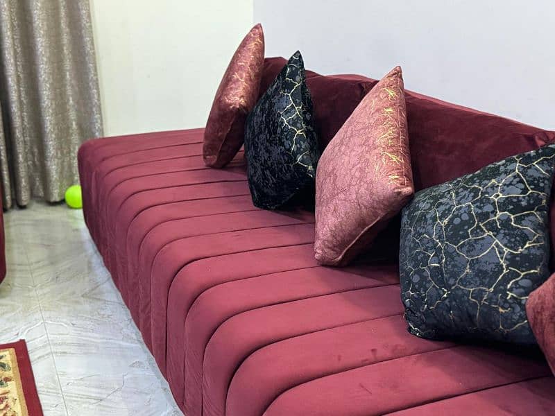 8.5 seater L shaped sofa for sale Molty Foam seats 2