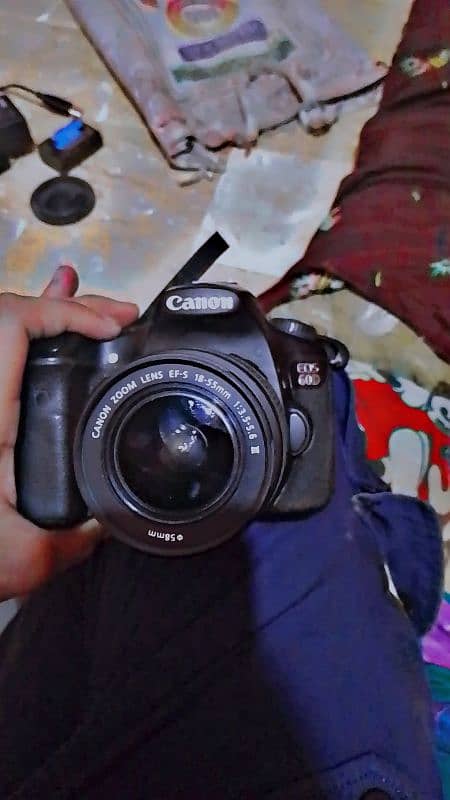 canon 60d with complete kit 10 by 10 condition contact 03293071384 6