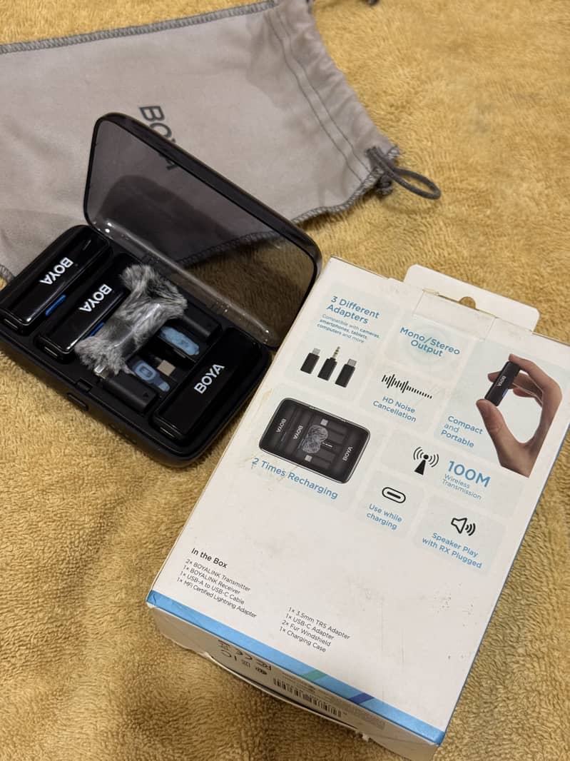 Boya Link all in one dual wireless microphone 2