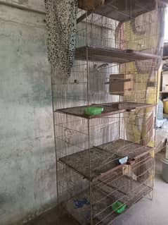 8 portion and 2 partition heavy cage , box and new handi