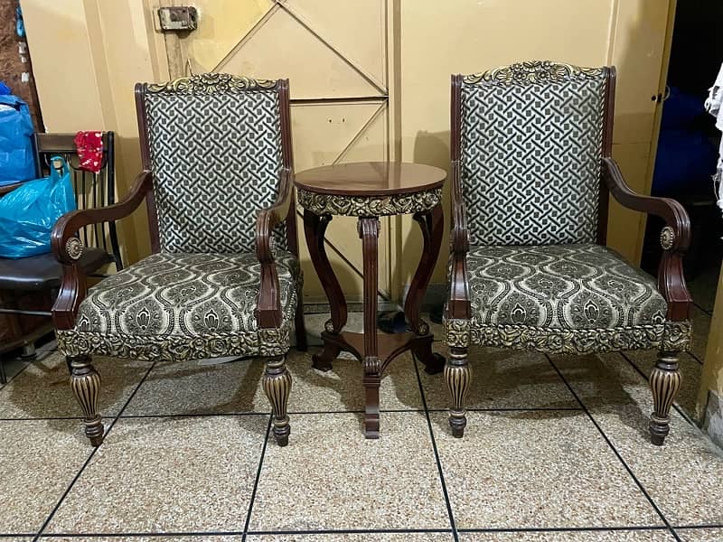 chinioti chairs with Table 1