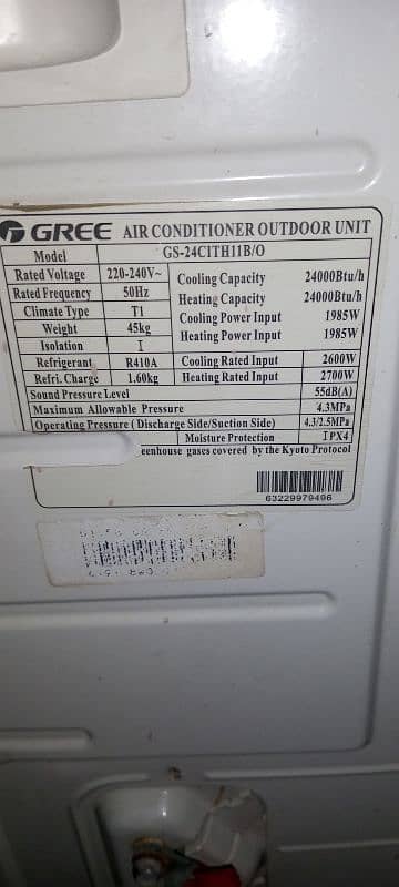 Gree G10 Inverter ac 2 ton 1