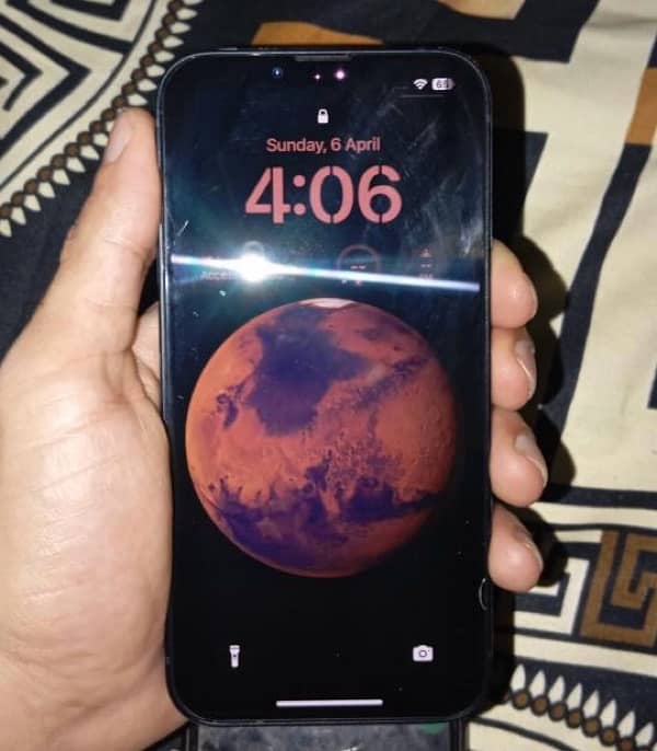 Iphone 13 JV 128 GB Midnight Black Waterpack Sim time available 2