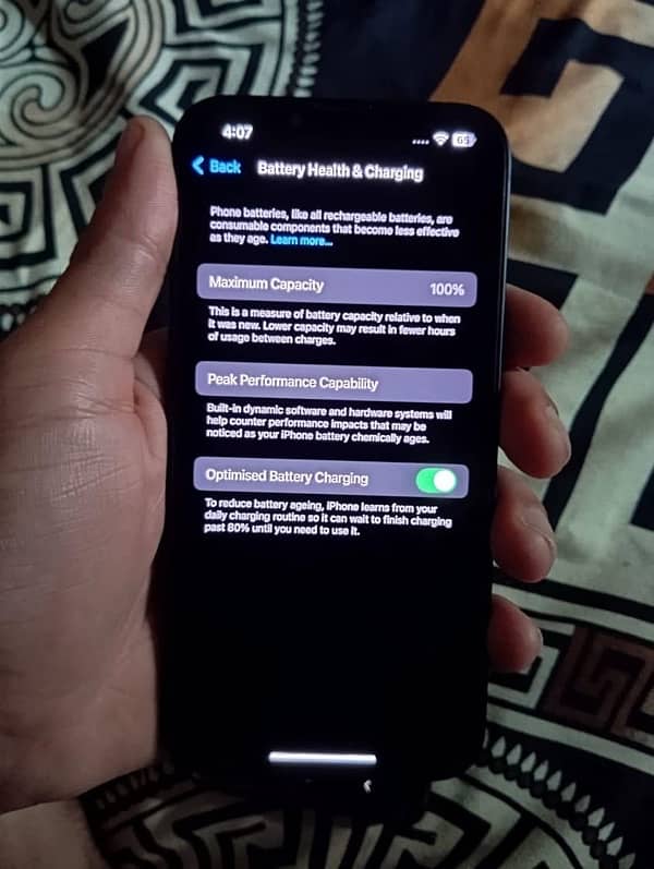 Iphone 13 JV 128 GB Midnight Black Waterpack Sim time available 4