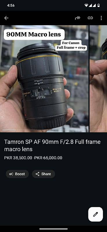 Canon 100MM 2.8 Macro lens condition just like new 10/10++ 5