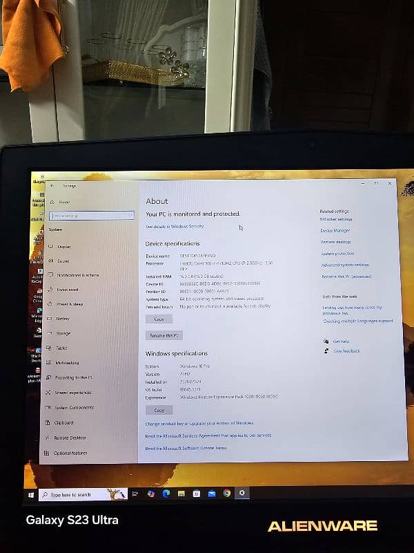 Alienware corei7 4 gen 16gb ram 512 gb ssd 4 nvidia graphic card 8
