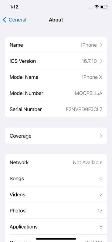 iphone x 256 gb good condition 2