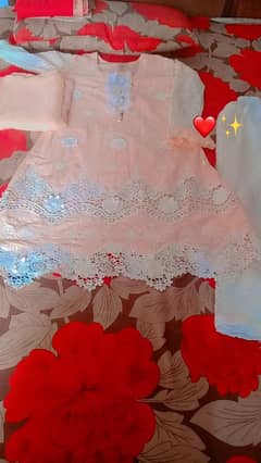 3pc lwan embroidery dress