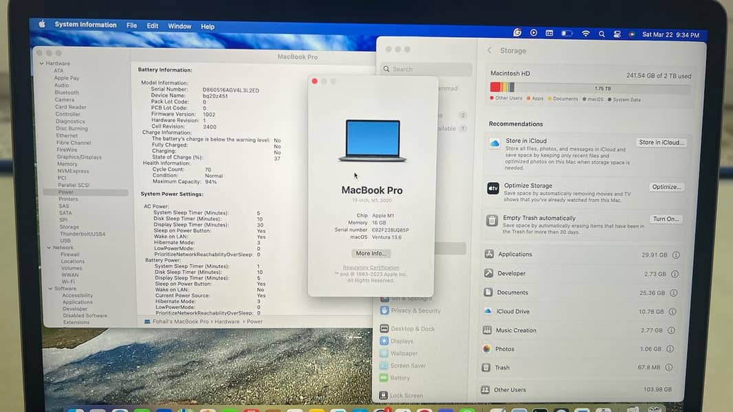 Macbook Pro M1 - 2020 4