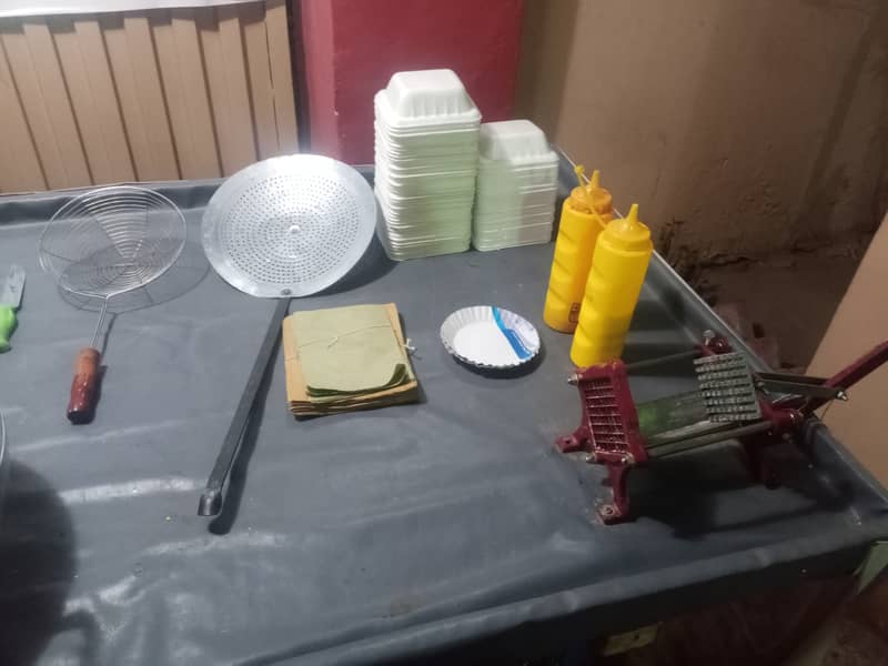 Fries counter,Stall,Fries setup,Rerrhi,Chips Thiya 2
