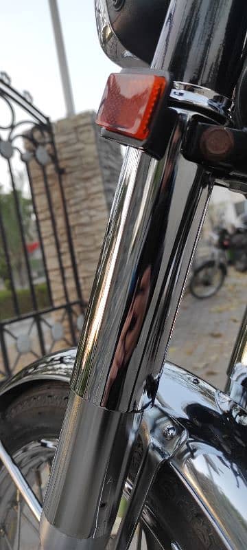 Honda cg 125 2023 double saman (red)brandnew bike 12